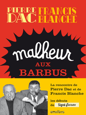 cover image of Malheur aux barbus (Nouvelle édition)